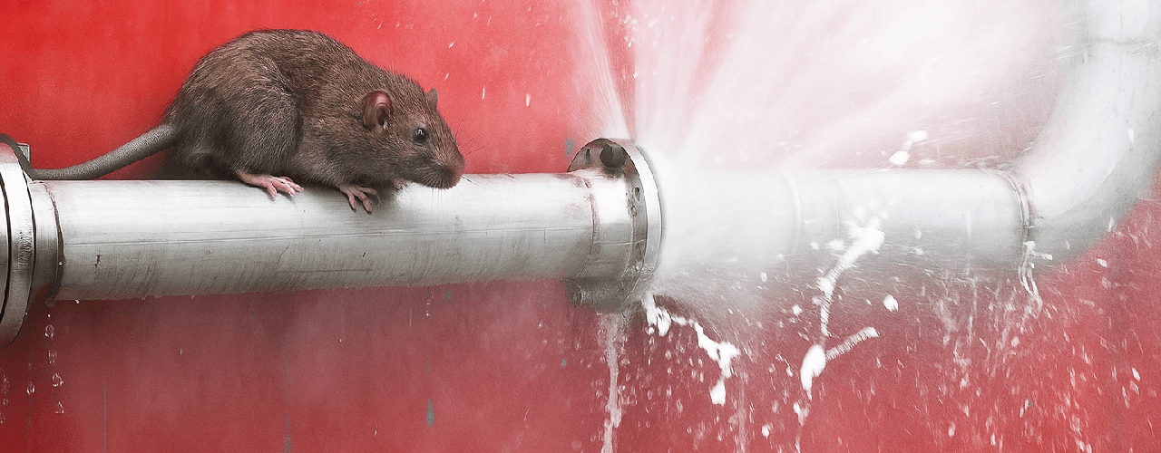 Como pragas urbanas causam obstruções ou danos em tubulações?